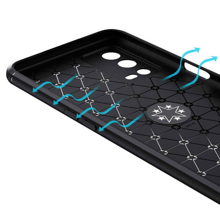 Oppo A55 4G Kılıf Zore Ravel Silikon Kapak