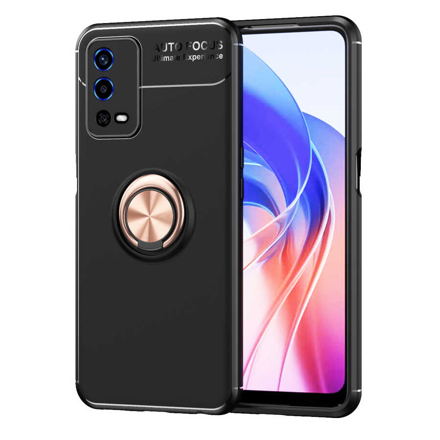 Oppo A55 4G Kılıf Zore Ravel Silikon Kapak