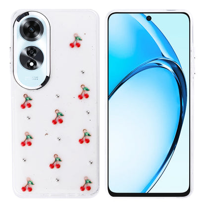 Oppo A60 Kılıf Airbag Tasarımlı Simli Şeffaf Zore Kutup Kapak