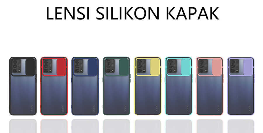 Oppo A74 4G Kılıf Zore Lensi Kapak