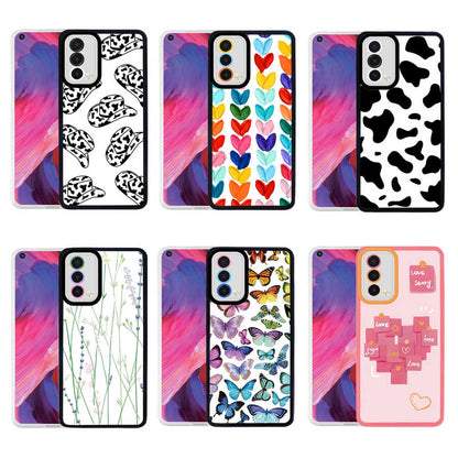 Oppo A74 4G Kılıf Zore M-Fit Desenli Kapak