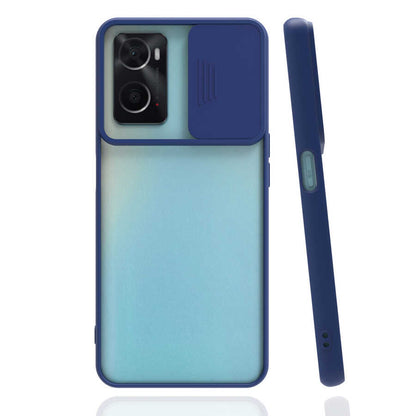 Oppo A76 Kılıf Zore Lensi Kapak