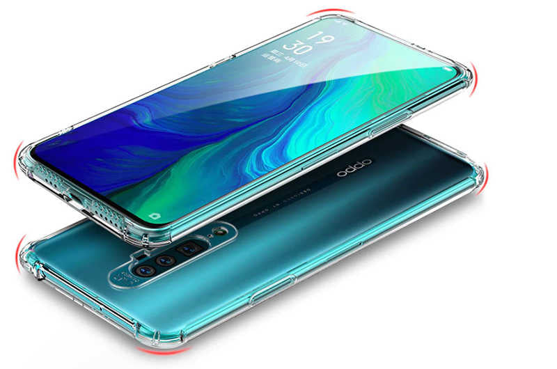 Oppo A9 2020 Kılıf Zore Nitro Anti Shock Silikon