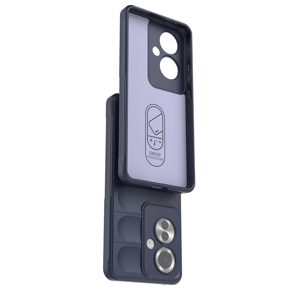 Oppo Reno 11F 5G Kılıf Esnek TPU Oyuklu Arka Yüzey Tasarımlı Zore Etnik Silikon Kapak