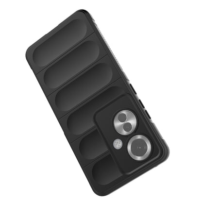 Oppo Reno 11F 5G Kılıf Esnek TPU Oyuklu Arka Yüzey Tasarımlı Zore Etnik Silikon Kapak