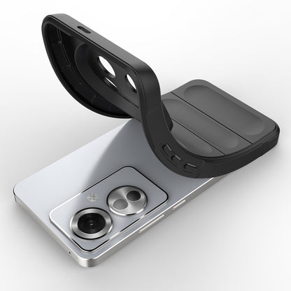 Oppo Reno 11F 5G Kılıf Esnek TPU Oyuklu Arka Yüzey Tasarımlı Zore Etnik Silikon Kapak