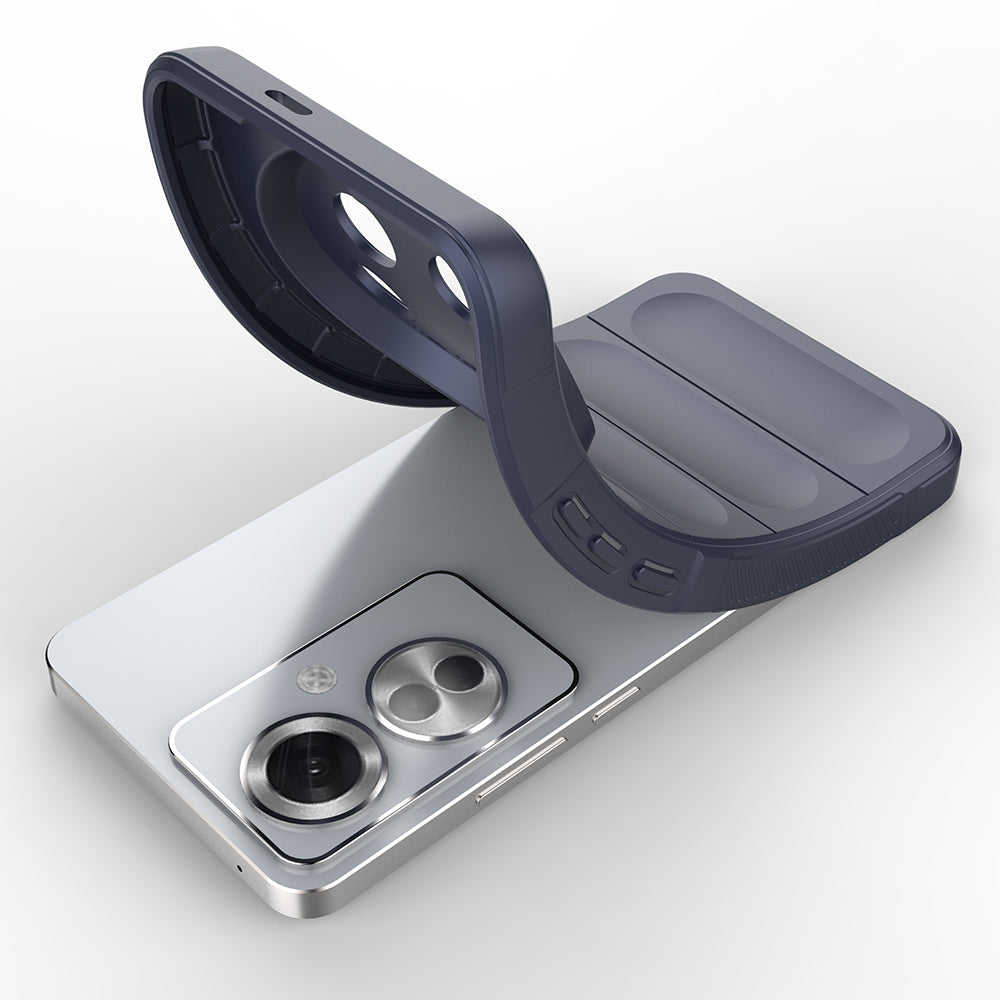 Oppo Reno 11F 5G Kılıf Esnek TPU Oyuklu Arka Yüzey Tasarımlı Zore Etnik Silikon Kapak