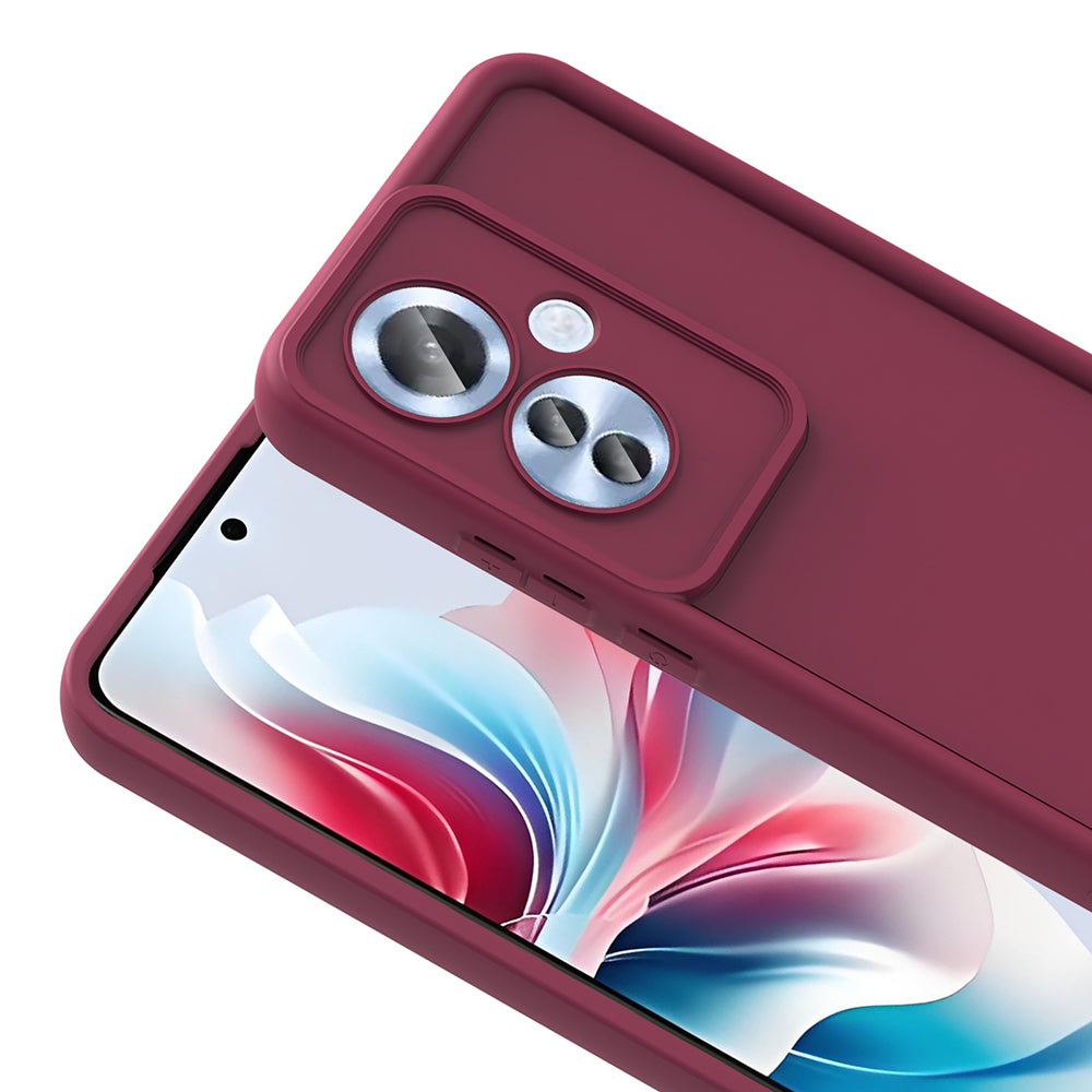 Oppo Reno 11F Kılıf Kamera Korumalı Zore Ananas Kapak