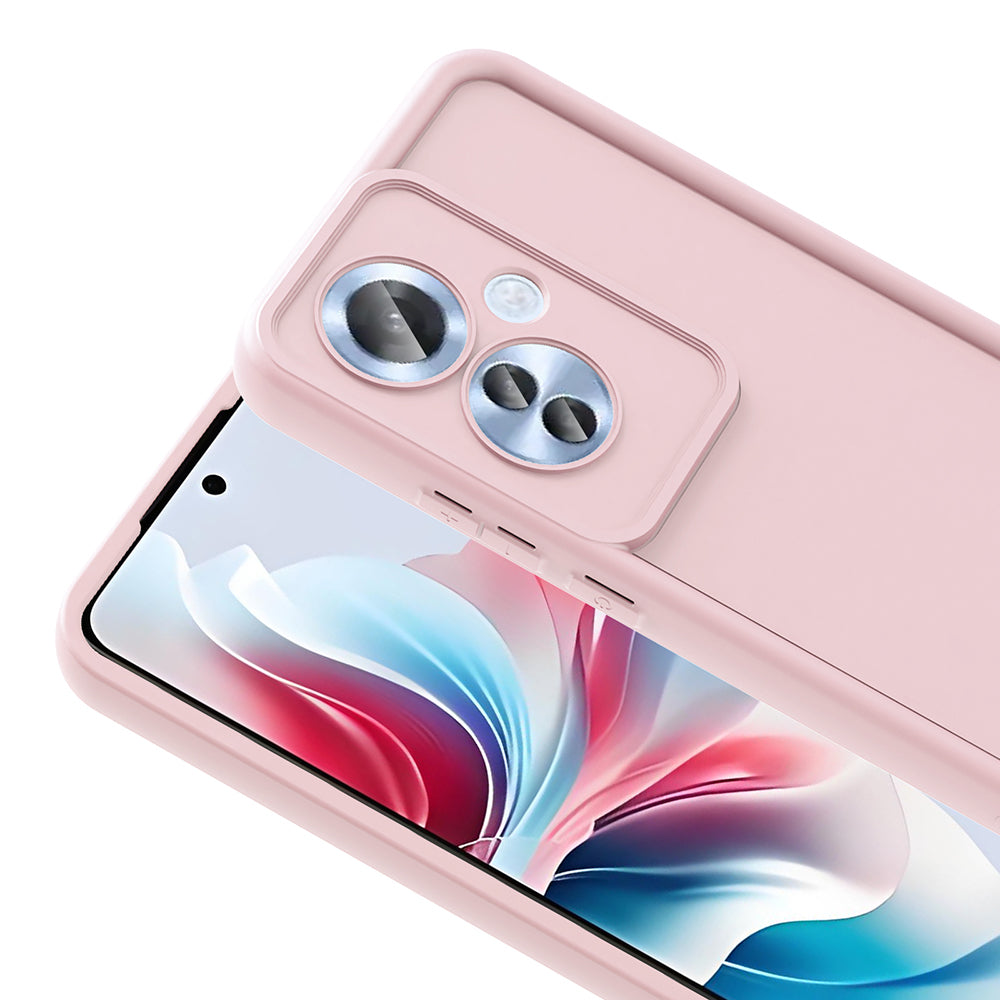 Oppo Reno 11F Kılıf Kamera Korumalı Zore Ananas Kapak