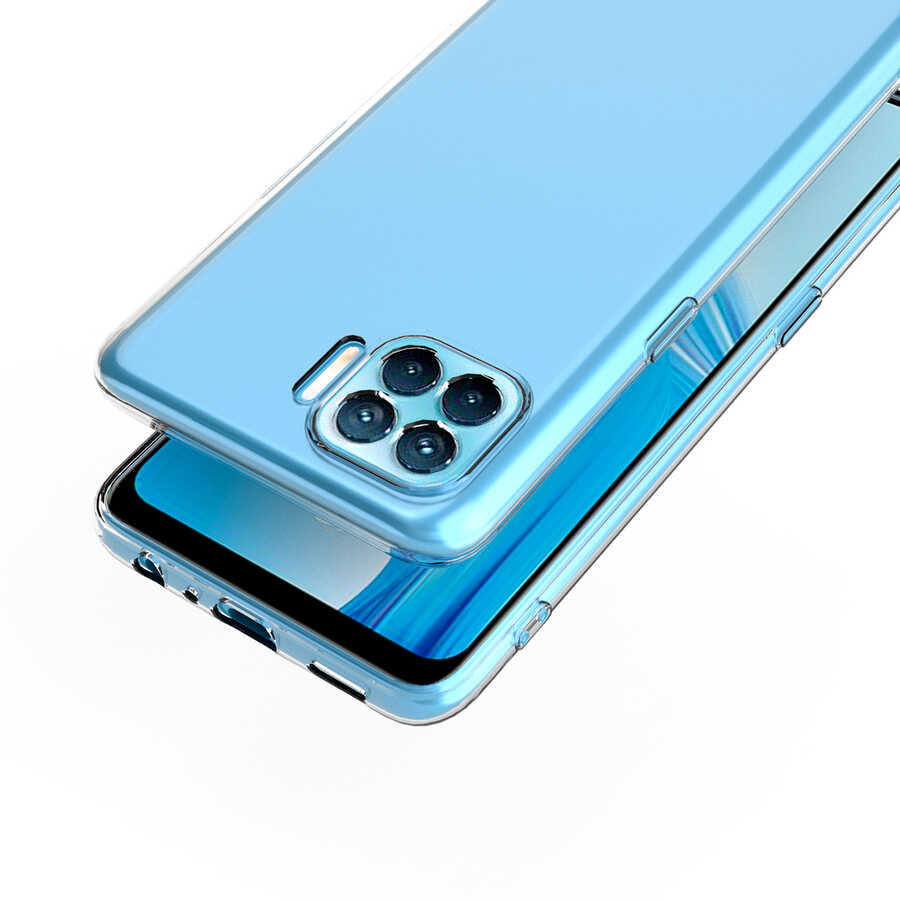Oppo Reno 4 Lite Kılıf Zore Kamera Korumalı Süper Silikon Kapak