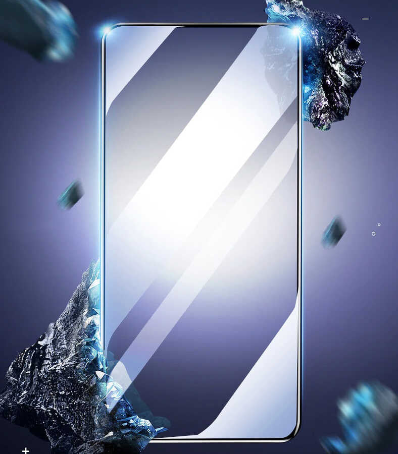 Oppo Reno 4 Lite Zore Kenarları Kırılmaya Dayanıklı Cam Ekran Koruyucu