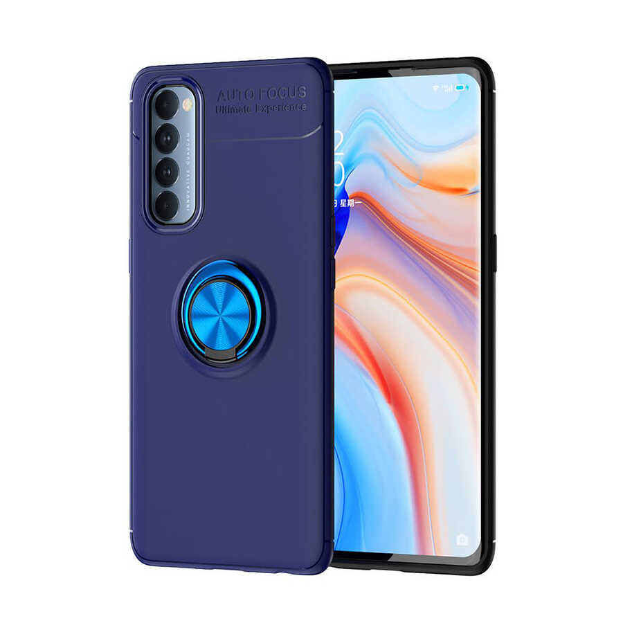 Oppo Reno 4 Pro 4G Kılıf Zore Ravel Silikon Kapak