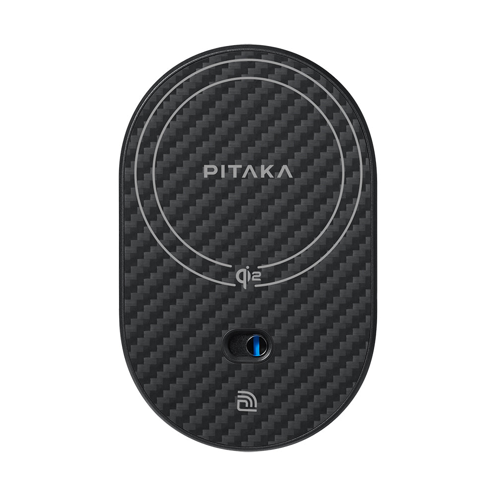 Pitaka MagEZ Pro 2 M-safe Şarj Özellikli Qi2 Aramid Fiber Araç Telefon Tutucu