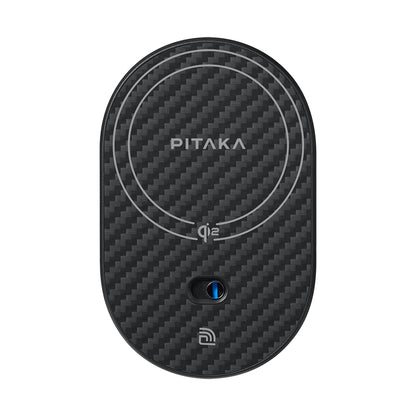 Pitaka MagEZ Pro 2 M-safe Şarj Özellikli Qi2 Aramid Fiber Araç Telefon Tutucu