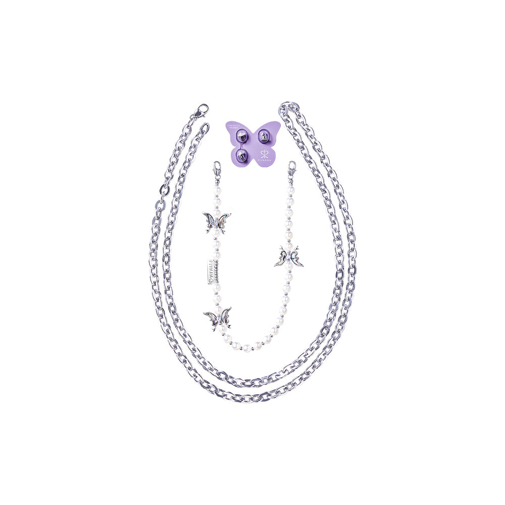 Pynana Gauzy Dream Serisi Çok Fonksiyonlu İnci Taşlı Telefon Boyun Askı İpi