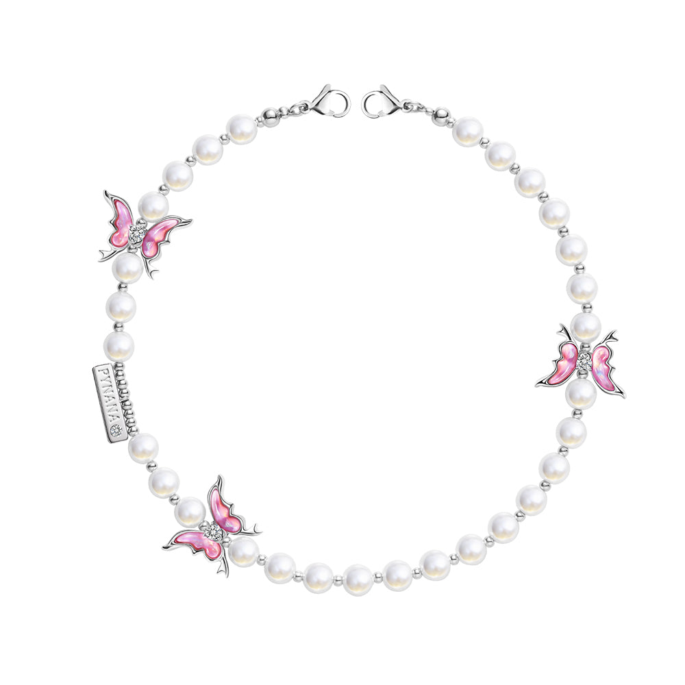 Pynana Gauzy Dream Serisi Çok Fonksiyonlu İnci Taşlı Telefon Boyun Askı İpi