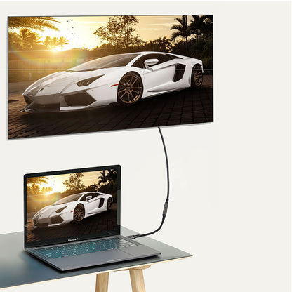 Qgeem Extension USB3.2 Type-C PD Uzatma Kablosu 100W 20Gbps 4K@60Hz 2 Metre