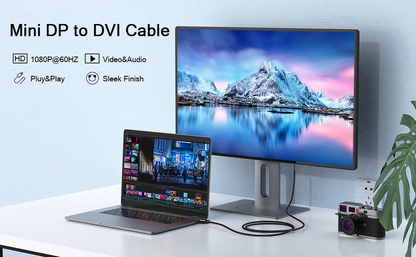 Qgeem QG-HD30 DVI To Mini Display Port Kablo