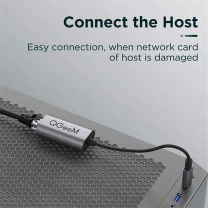 Qgeem QG-UA05 Usb To RJ45 Dönüştürücü