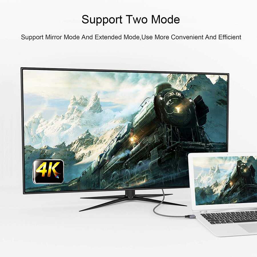 Qgeem QG-UA14 Type-C To Mini Display Port Kablo