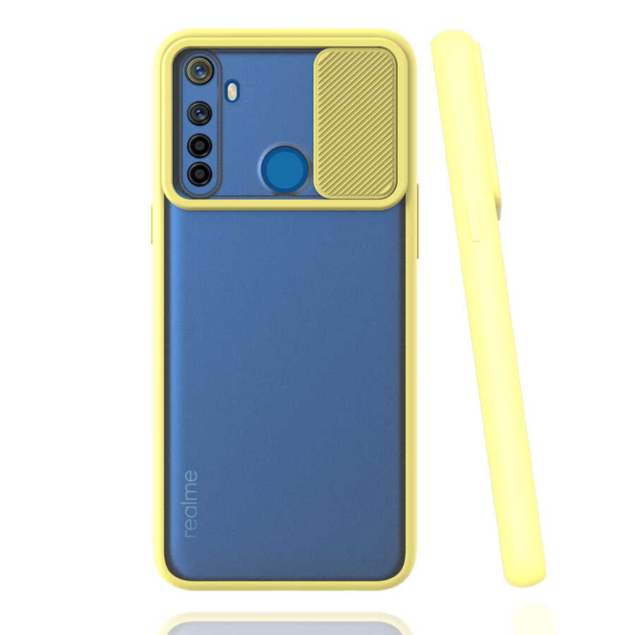 Realme 5İ Kılıf Zore Lensi Kapak
