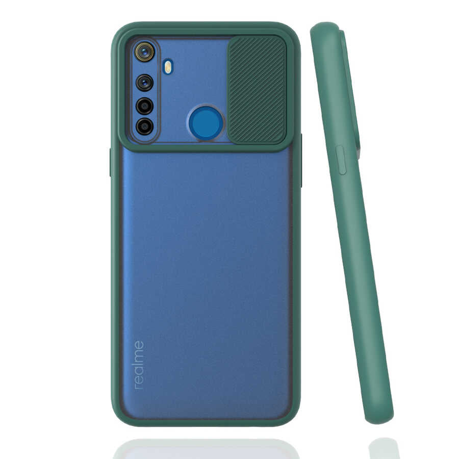 Realme 5İ Kılıf Zore Lensi Kapak