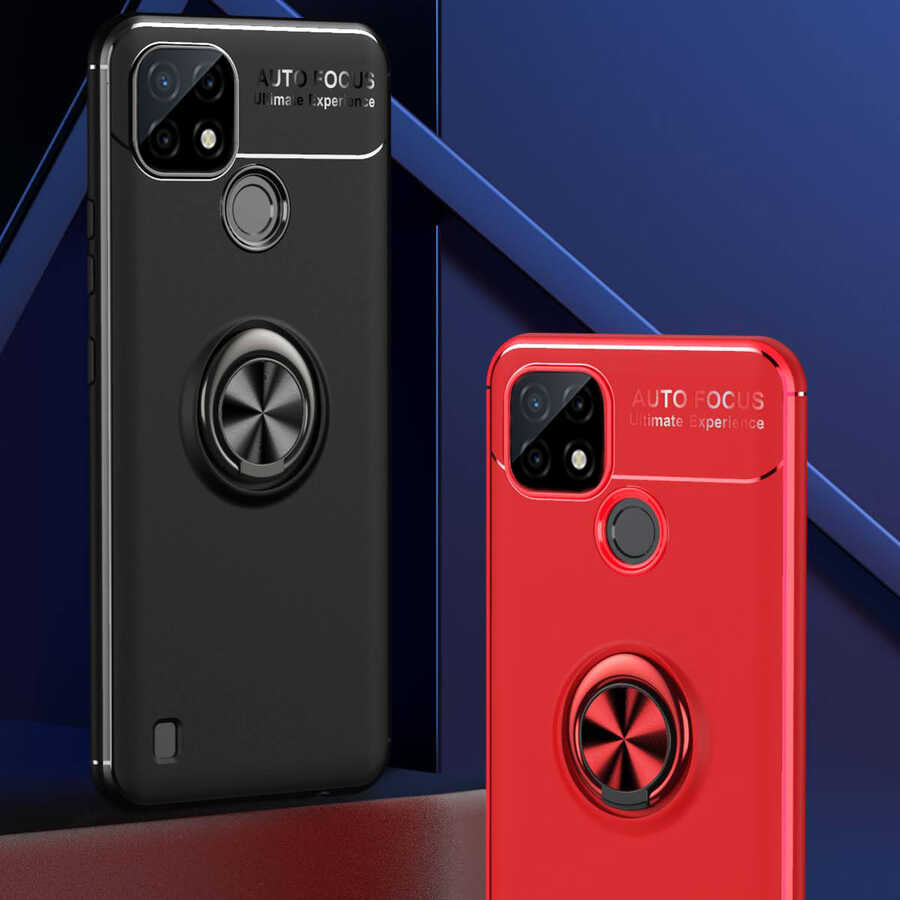 Realme C21 Kılıf Zore Ravel Silikon Kapak