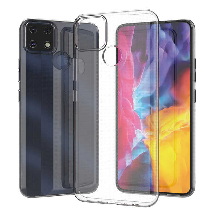 Realme C25 Kılıf Zore Kamera Korumalı Süper Silikon Kapak