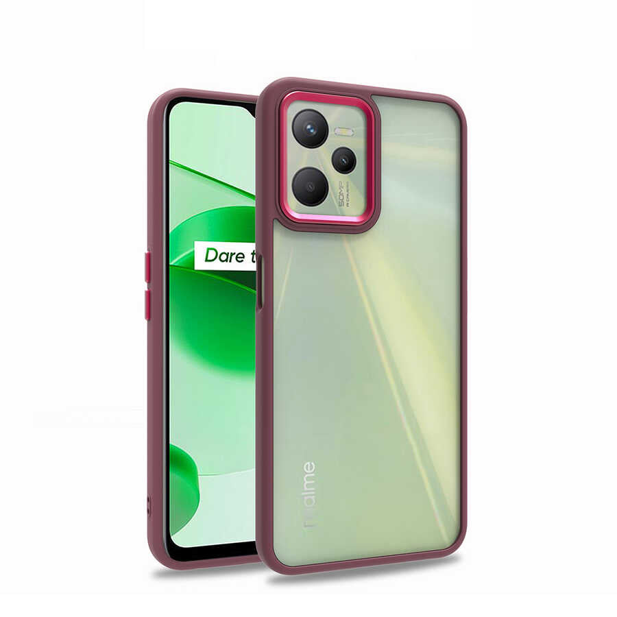 Realme C35 Kılıf Zore Flora Kapak