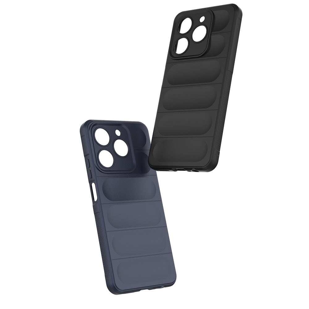 Realme C61 Kılıf Esnek TPU Oyuklu Arka Yüzey Tasarımlı Zore Etnik Silikon Kapak