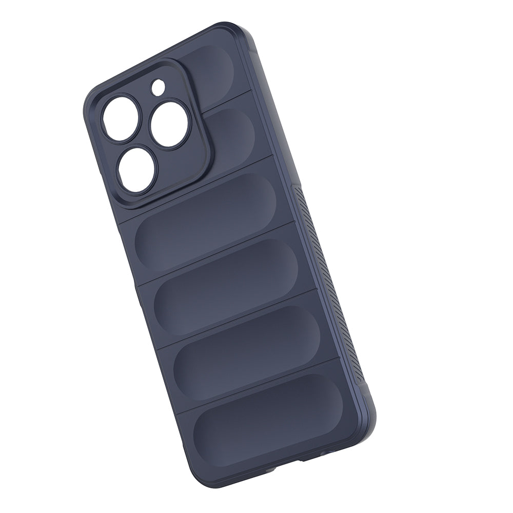 Realme C61 Kılıf Esnek TPU Oyuklu Arka Yüzey Tasarımlı Zore Etnik Silikon Kapak