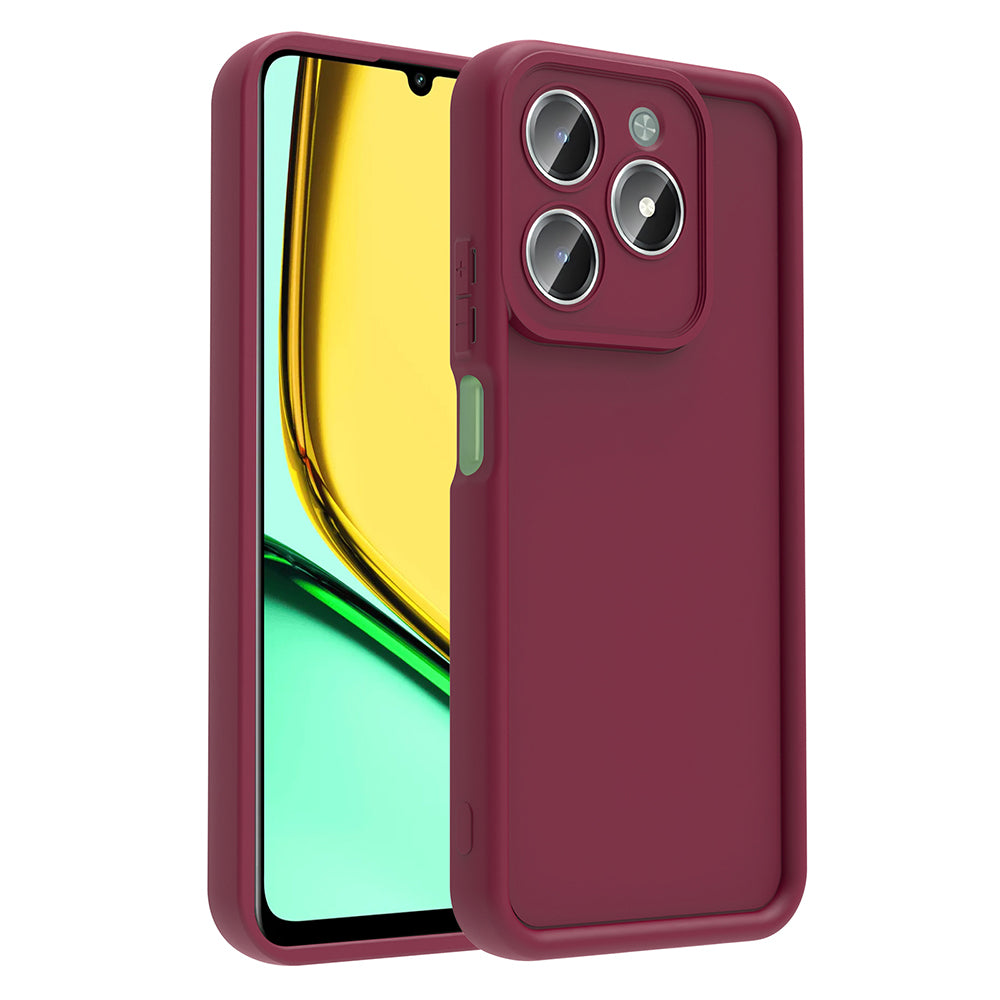 Realme C61 Kılıf Kamera Korumalı Zore Ananas Kapak