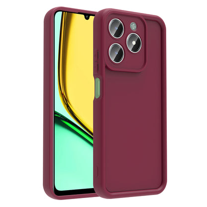 Realme C61 Kılıf Kamera Korumalı Zore Ananas Kapak