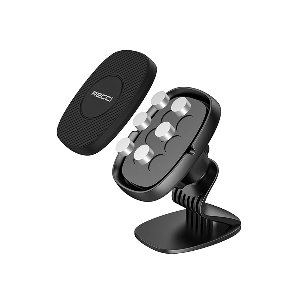 Recci RHO-C18 Güçlü Magnetik 360 Derece Dönebilen Düz Zemin Araç Telefon Tutucu