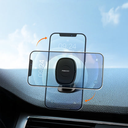 Recci RHO-C18 Güçlü Magnetik 360 Derece Dönebilen Düz Zemin Araç Telefon Tutucu