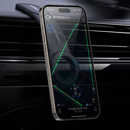 Recci RHO-C40 Magnetik M-safe Uyumlu Bükülebilen Eğimli ve Düz Zemin Araç Telefon Tutucu