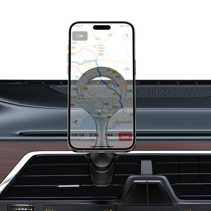 Recci RHO-C42 M-safe Magnetik 360° Dönebilen Havalandırma Tasarım Araç Telefon Tutucu