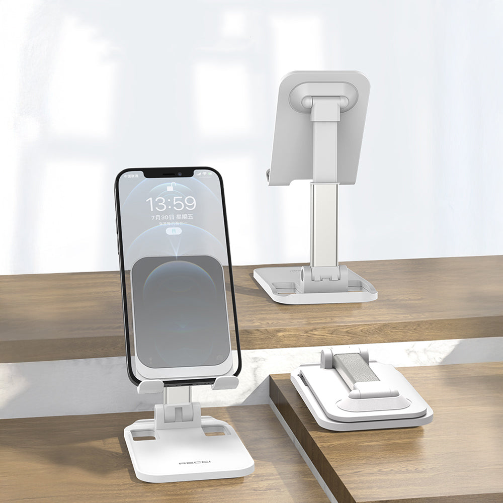 Recci RHO-M10 Ayarlanabilir Katlanabilir 90 Derece Dönebilen Telefon ve Tablet Standı