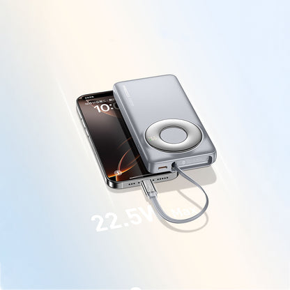 Recci RPB-P58 PD Hızlı Şarj Özellikli Type-C Kablolu Powerbank 22.5W 10.000mAh