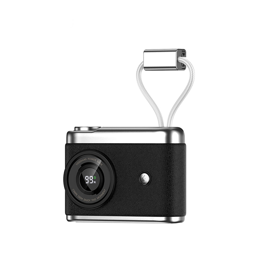 Recci RPB-P66 PD 20W Hızlı Şarj Özellikli Type-C & lightning Kablolu Powerbank 22.5W 10.000mAh