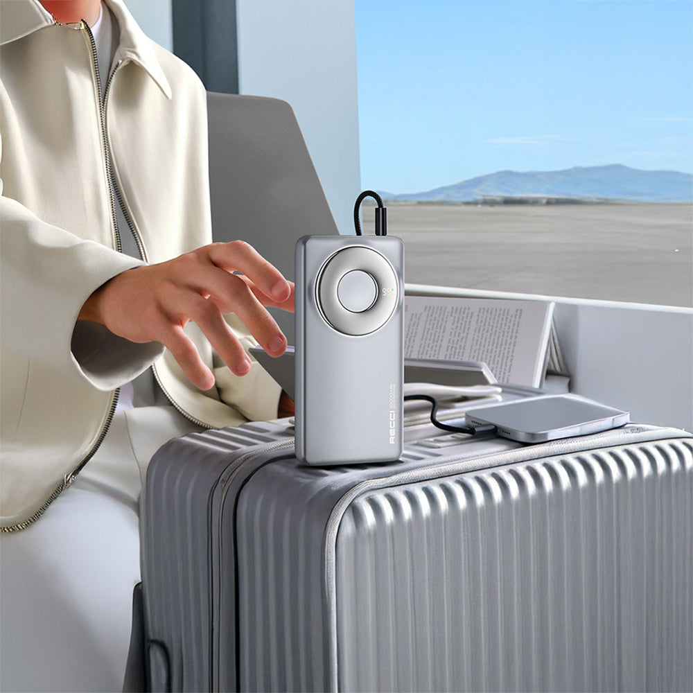 Recci RPB-P72 Hızlı Şarj Özellikli Type-C Kablolu Powerbank 65W 20.000mAh