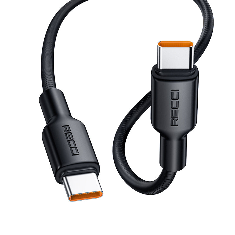 Recci RS56CC Type-C to Type-C PD Hızlı Şarj Özellikli Data ve Şarj Kablosu 100W 1.2M