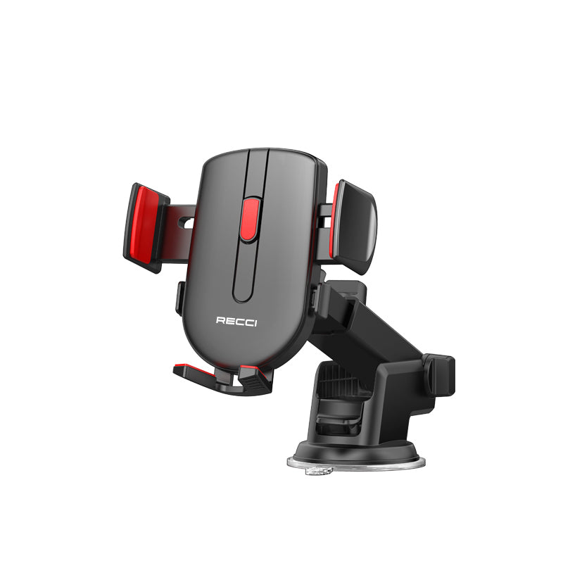 Recci RZ02 Otomatik Mekanizmalı Uzatılabilir Teleskopik Vantuzlu Tasarım Araç Telefon Tutucu