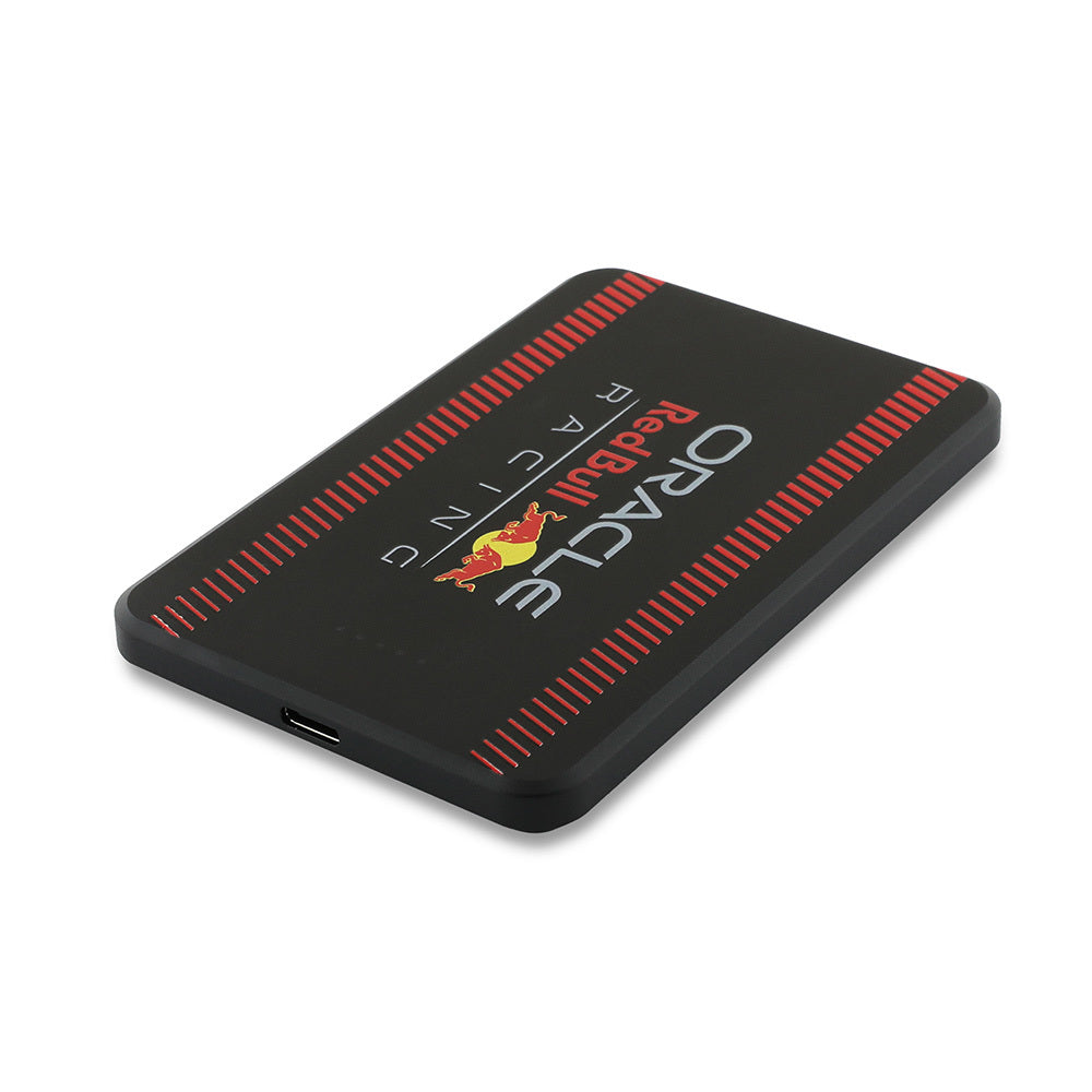 Redbull Orjinal Lisanslı M-safe Şarj Özellikli Dijital LED Göstergeli Kırmızı Şeritli Powerbank 5000mAh 15W