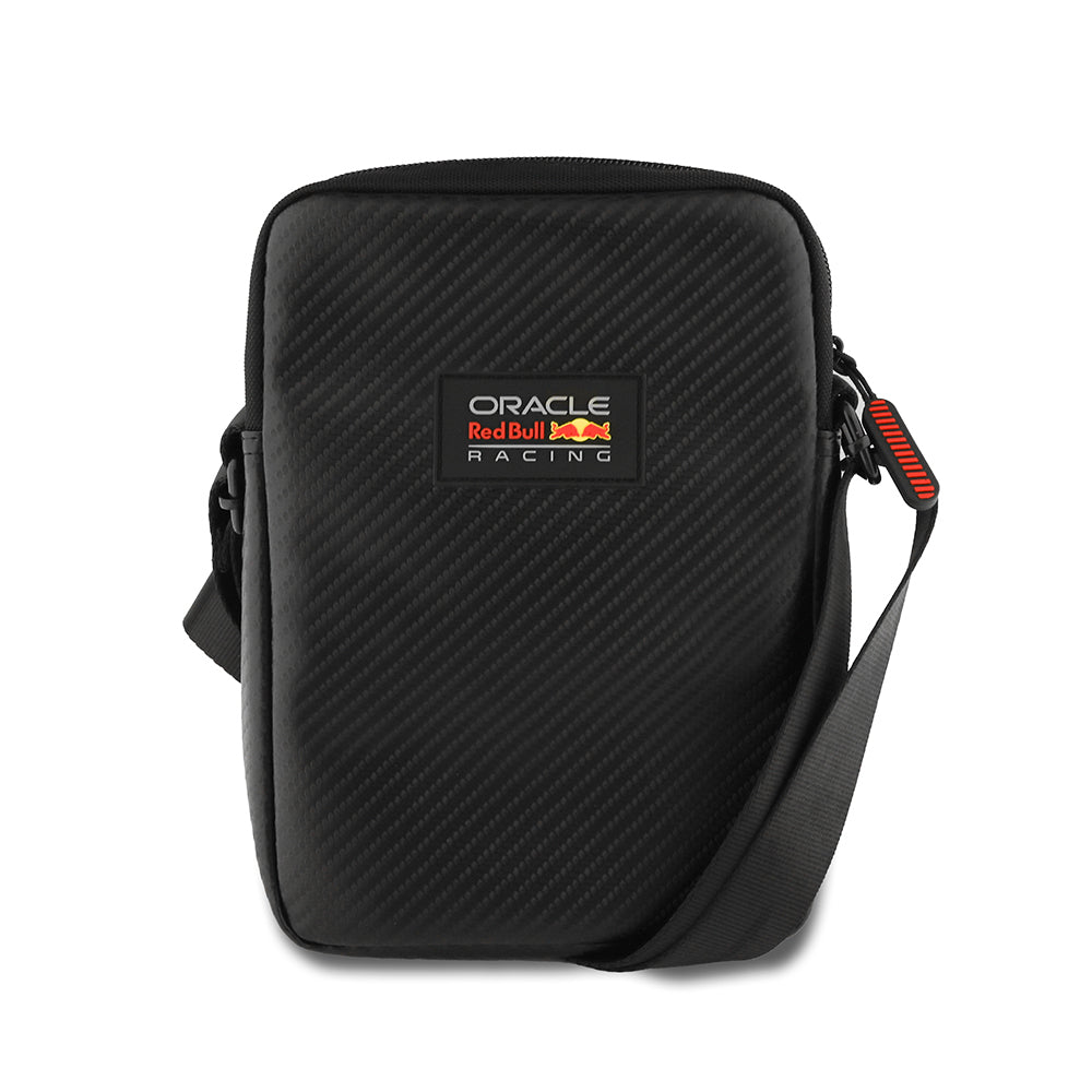 Redbull Orjinal Lisanslı PU Karbon Fiber Tasarımlı 8 inç Çapraz Vücut Çantası