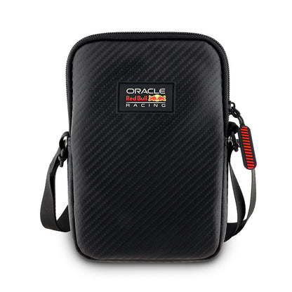 Redbull Orjinal Lisanslı PU Karbon Fiber Tasarımlı Çapraz Vücut Aksesuar Çantası