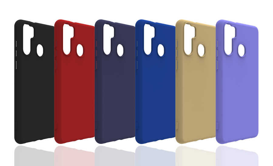 Reeder P13 Blue Max Kılıf Zore Biye Silikon