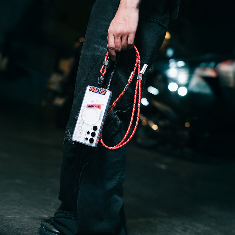 Skinarma DynoVE Serisi Type-C to Type-C Askı İpi Tasarımlı Şarj ve Data Kablosu