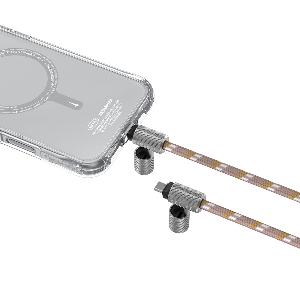 Skinarma DynoVE Serisi Type-C to Type-C Askı İpi Tasarımlı Şarj ve Data Kablosu