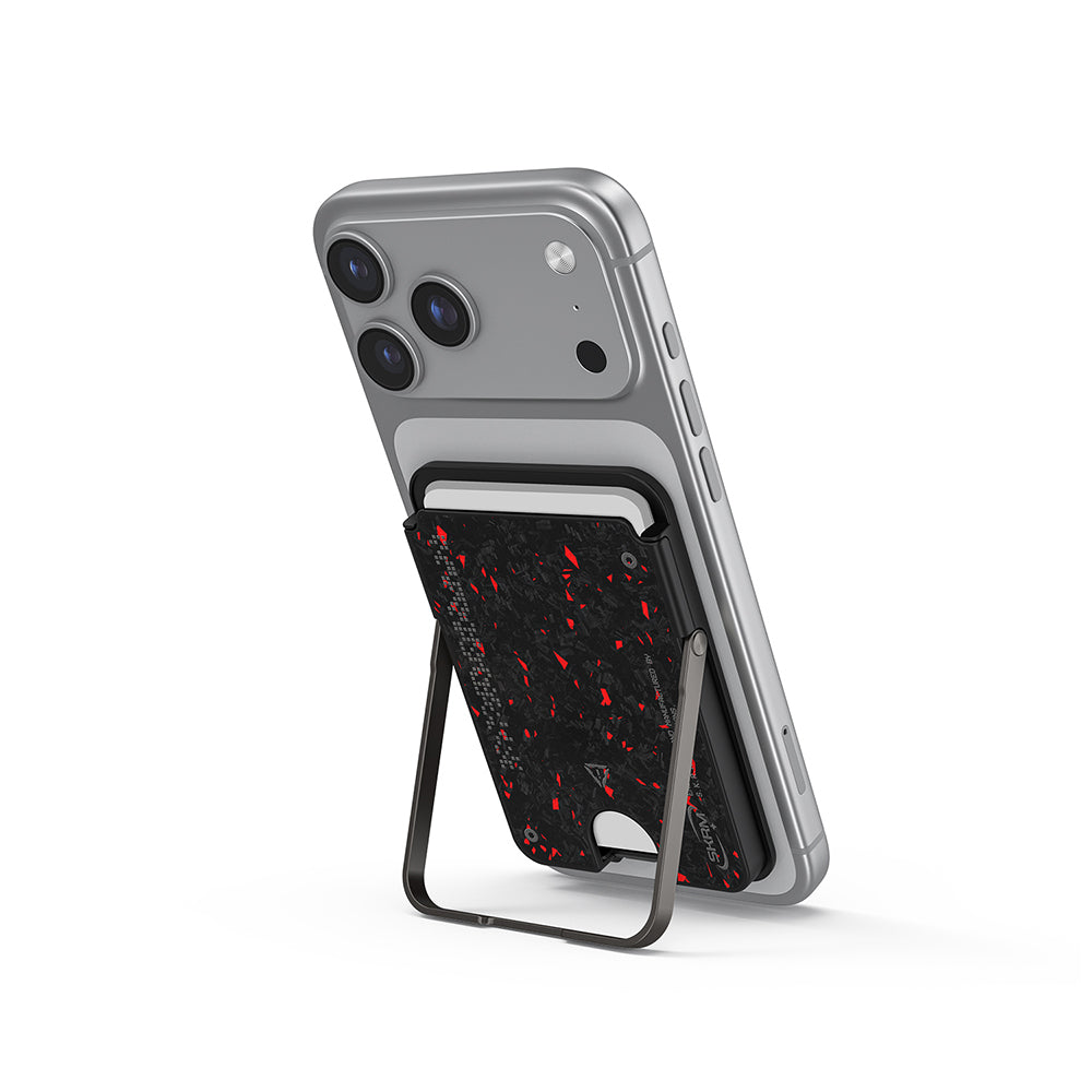 Skinarma Metal Tasarımlı 2 Hazneli Vektor Serisi Magnetik Standlı Kartlık